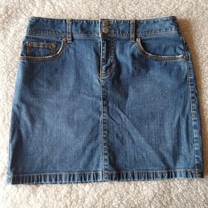 LOFT ANN TAYLOR Jean Skirt
